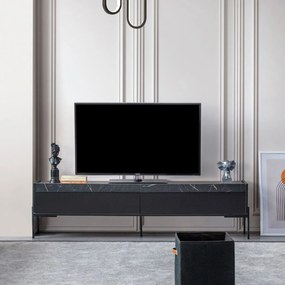 TV asztal Beskar Fekete