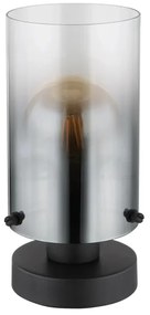 Globo 15907T - Asztali lámpa FLORENTINA 1xE27/40W/230V átm. 12,5 cm fekete