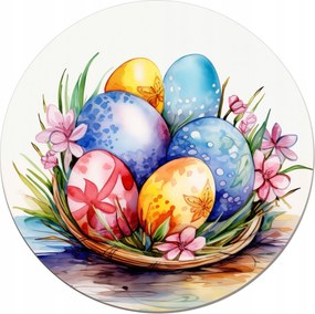 Kerámia poháralátét x4 Húsvéti húsvéti tojások Asztaldísz