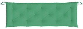 2 db zöld oxford szövet kerti padpárna 150 x 50 x 7 cm