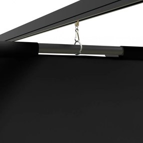 antracitszürke pavilon 4 x 3 m