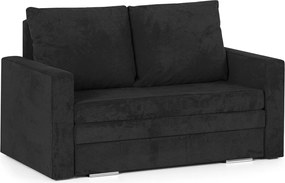 DOTA Kétszemélyes kinyitható kanapé Fekete