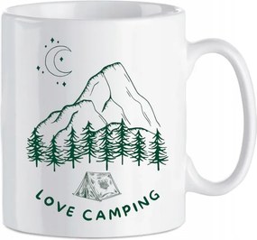 Bögre Turistáknak Kempingezés Hegyek Erdő 330 ml