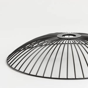 Brilagi - LED felületre szerelhető csillár CERIA WIRE 1xE27/40W/230V Ø 38 cm fekete/tölgy