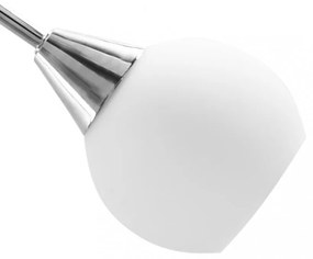 fehér kerámia lámpaernyős mennyezeti lámpa 5 db E14-es izzóhoz