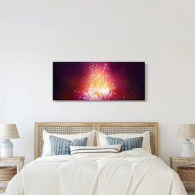 Lótuszvirág képe (120x50 cm)