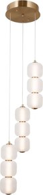 ITALUX PND-343629HBROPAL GANTI Modern Led Függesztett Lámpa Opál, Arany LED IP20