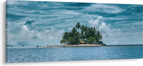 Kép - sziget a tengeren (120x50 cm)