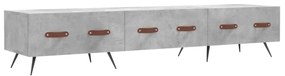 betonszürke szerelt fa TV-szekrény 150 x 36 x 50 cm