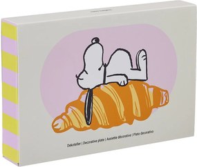 PEANUTS ovális tálka , Snoopy croissant