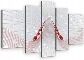 Vászonkép 170x100 Absztrakt dinamika mozgás futurizmus modern energia