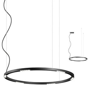 Redo 01-2207 - LED Csillár zsinóron UNION LED/50W/230V 3000K átm. 90 cm fekete