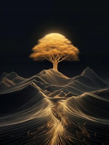 Poszter 75x100cm Energiafa