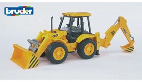 Bruder 02428 Traktor JCB homlokrakodó és  kotrógép, 1:16