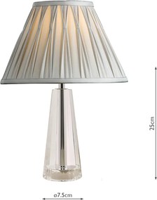 LAURA ASHLEY 3534520-Q BLAKE Kristály Asztali lámpa Csiszolt króm B22 IP20