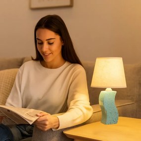 Rabalux 74074 - Asztali lámpa DAYAMI 1xE14/40W/230V kék