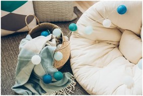 Barna LED fényfüzér, 30 gömbbel - Luuka