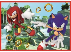 Trefl Sonic kalandtúra puzzle, 4az1-ben(35, 48, 54, 70 darab)