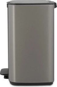 Szürke acél pedálos szemetes 12 l Bo – Brabantia