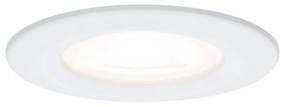 Paulmann 93597 Recessed luminaire Nova beépíthető lámpa, kerek, fehér, 2700K melegfehér, 3x GU10 foglalat, 460 lm, IP44