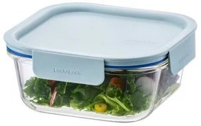 LOCKnLOCK Üveg doboz, négyzet alakú, CLEAR, 750ml, menta, 750 ml