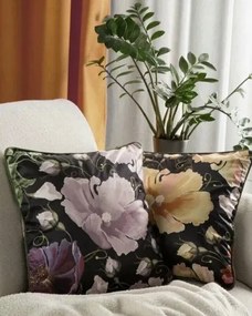 Velvet 116 Velúr párnahuzat Eurofirany 45x45 Dekoratív Virágok Lila