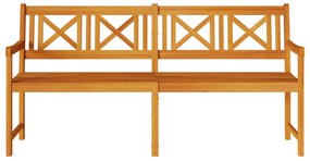 Kerti Pad 180x56x90 cm Tömör Akácfából