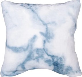 Puha, türkiz Rene párnahuzat 40x40 márvány Design