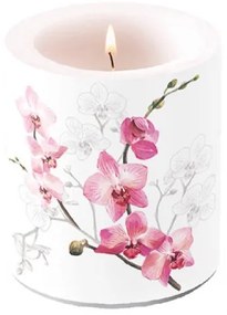 Orchid átvilágítós gyertya 10x10cm
