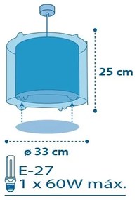 Dalber D-41342 - Gyereklámpa PLANETS 1xE27/60W/230V