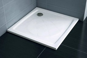 Zuhanytálca négyzet Ravak 90x90 cm öntött márvány fehér XA037701010