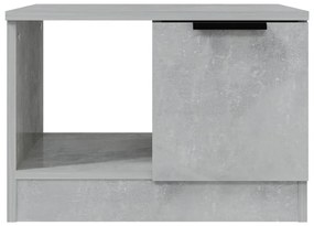 Betonszürke szerelt fa dohányzóasztal 50 x 50 x 36 cm