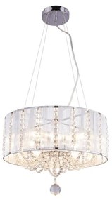 Globo 15091H - Kristálycsillár zsinóron WALLA 4xE14/40W/230V