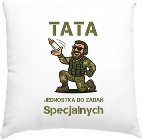 Apák napi párna Apák napi speciális feladatokhoz Fehér