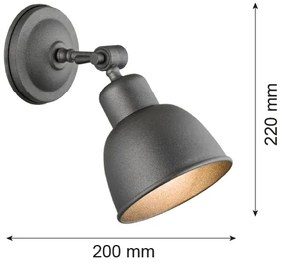 Argon 3183 - Fali lámpa EUFRAT 1xE27/60W/230V