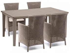 Futurowa 4+1 kerti bútor garnitúra szett