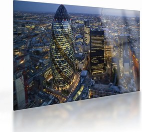 Kép - London esti panorámája (üvegen) (70x50 cm)