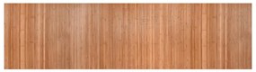négyszögletű természetes bambusz szőnyeg 80 x 300 cm