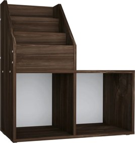 vidaXL füstös tölgy színű szerelt fa gyerek újságtartó 71x30x78,5 cm