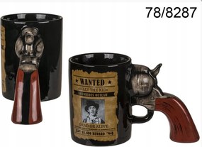 Bögre Revolver Vagány Vadnyugati Keres Élő Vagy Halott