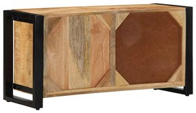 tömör nyers mangófa TV-szekrény 80x30x40 cm