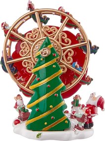 X-MAS zenélő óriáskerék 15cm