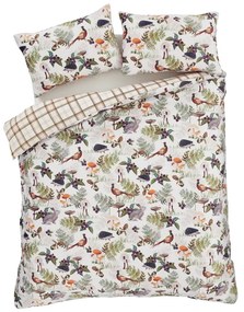 Kétszemélyes bársony ágyneműhuzat 200x200 cm Woodland Walk – Catherine Lansfield