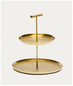 Rozsdamentes acél emeletes kínálótálca Aruc – Kave Home