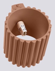 Világosbarna fali lámpa ø 10 cm Zora – Sollux