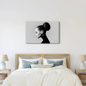Kép - Egy gyönyörű nő profilja (90x60 cm)