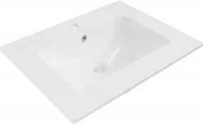 Mexen Atena Blatba épített mosdókagyló 61 x 46 cm, fehér - 25016000