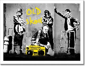 Poszterek keretben 40x30 Banksy Old school
