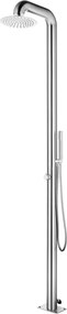 vidaXL rozsdamentes acél kerti zuhany 225 cm