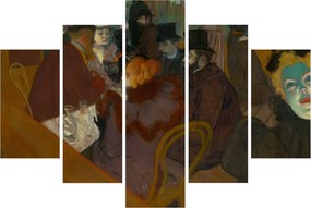 Kép - Henri de Toulouse-Lautrec, At the Moulin Rouge, reprodukciók (150x105 cm)